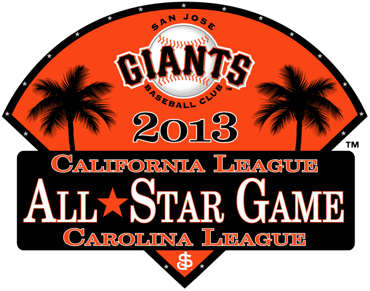 California League All-Star Game 2013 Primary Logo iron on transfers for T-shirts